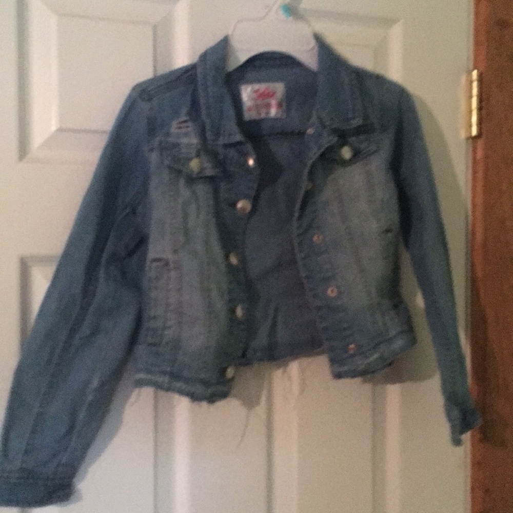 Girls Jean jacket size 6/7